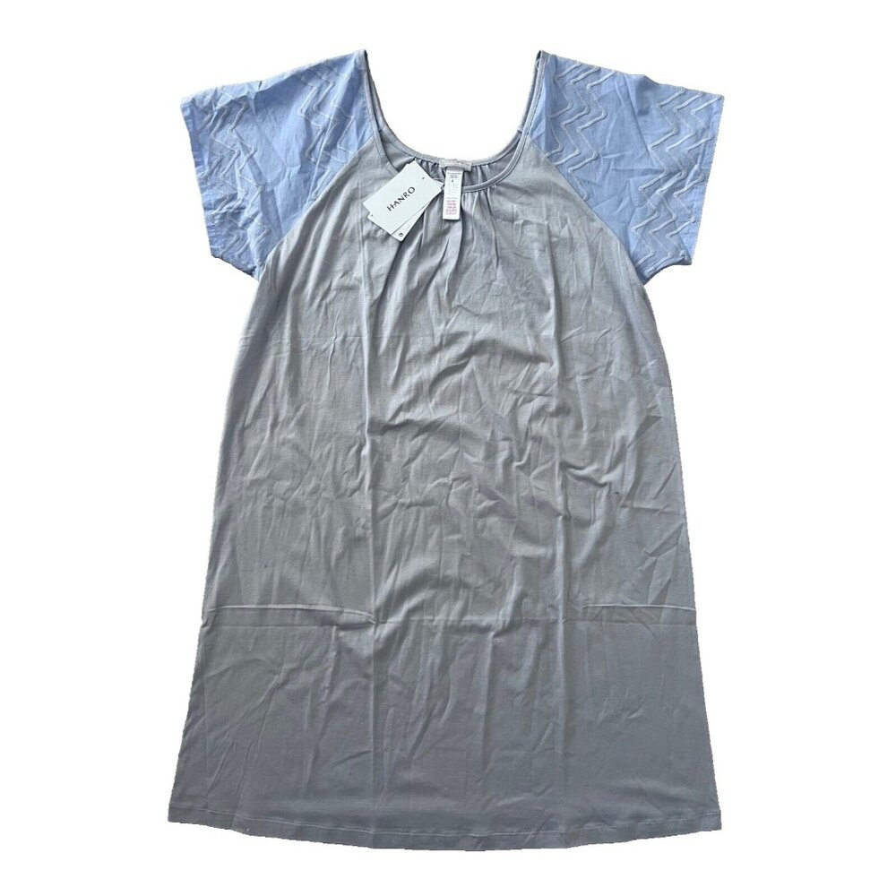 Hanro Two-Tone Blue Night Gown ( S )